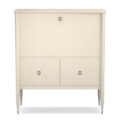 Lacourte Ivory 45&quot; Upright Desk