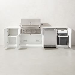 Urban Bonfire Outdoor Kitchen x Hestan 42&rdquo; Grill and Fridge