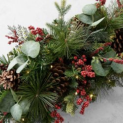 Tis the Season Pre-Lit Faux Centerpiece