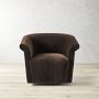 Arleta Roll Arm Swivel Chair