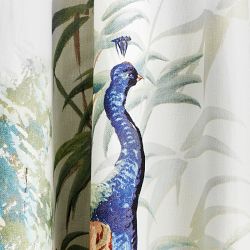 Painted Peacock Curtain