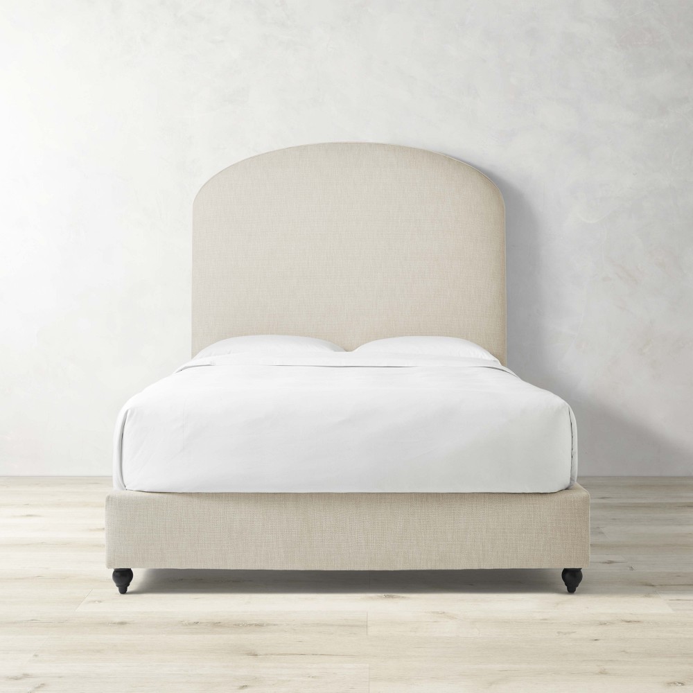 Finsbury Nontufted Upholstered Bed &amp; Headboard with Welt