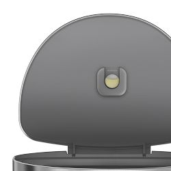 simplehuman&#8482; 45 Liter Semi-Round Kitchen Step Trash Can