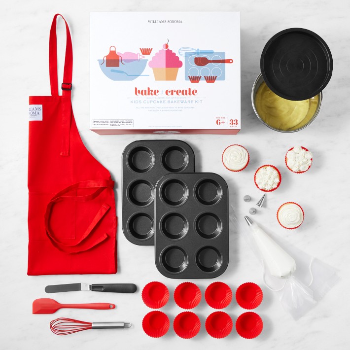Williams Sonoma Kids Bake and Create Cupcake, Set of 33