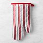 Williams Sonoma Heritage Stripe Oven Mitt, Red & Green