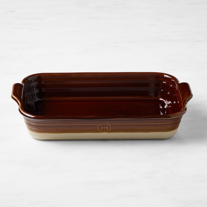 Emile Henry French Ceramic Potter Rectangular Baker, Small