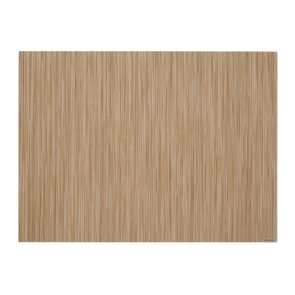 Chilewich Rib Weave Placemat, Butterscotch, Set of 4