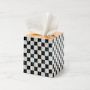 MacKenzie-Childs Courtly Check Lacquer Boutique Tissue Box Cover