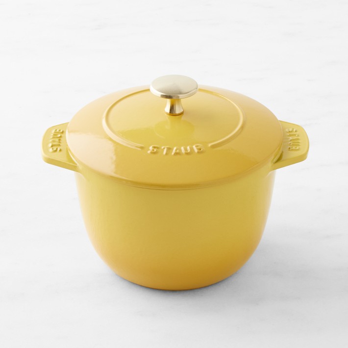 Staub Enameled Cast Iron Petite French Oven, 1 1/2-Qt., Citron