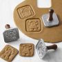 Nordic Ware Gingerbread Cast Cookie Stamps, Set of 3