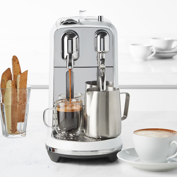 Breville Nespresso Creatista Plus Espresso Machine, Sea Salt