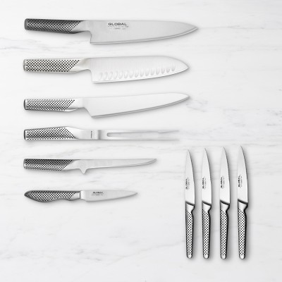 Global Classic Ultimate Prep Knives, Set of 10