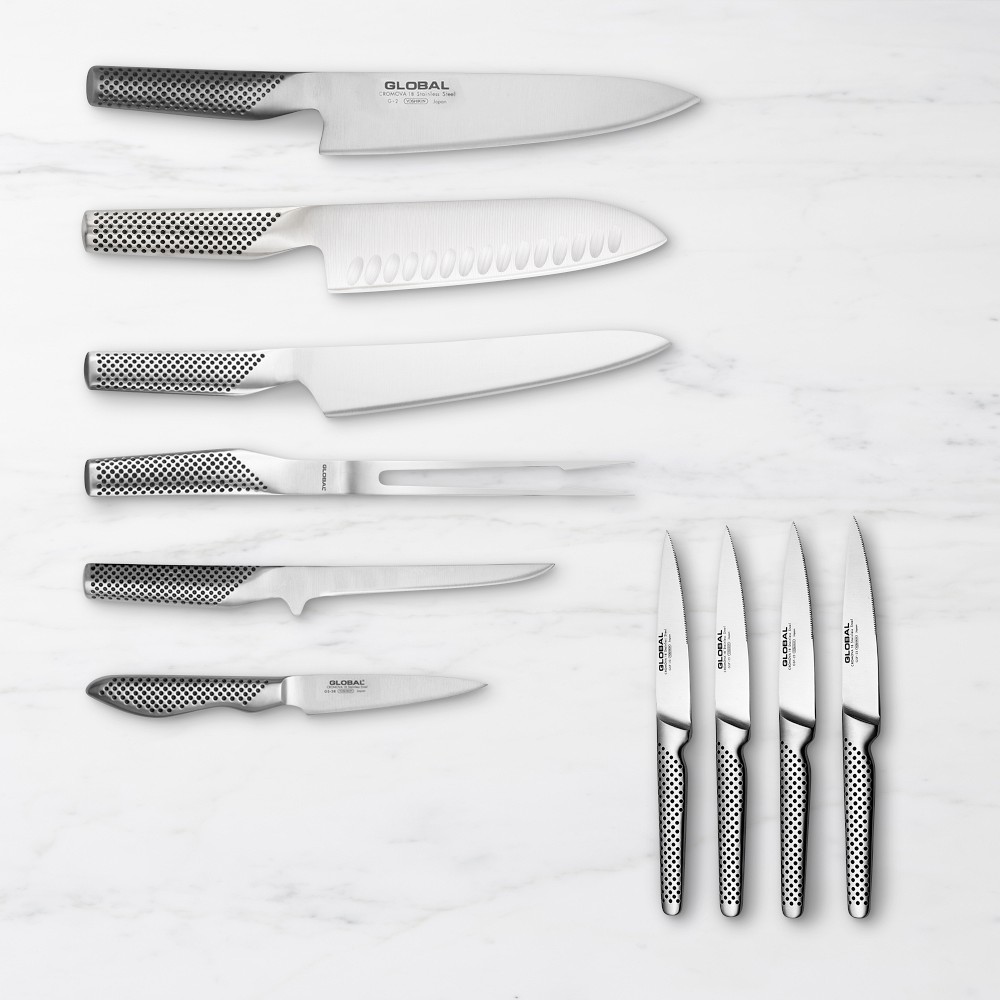 Global Classic 10-Piece Ultimate Prep Knife Set