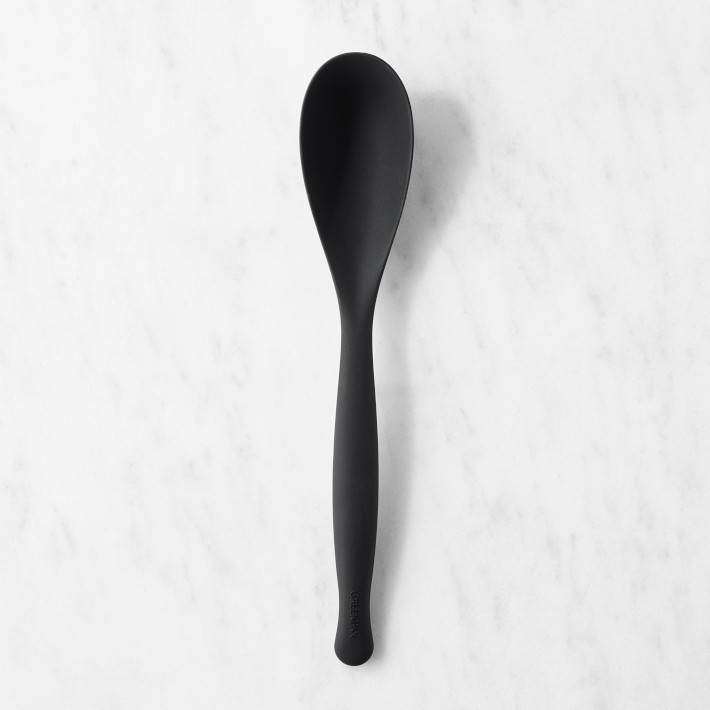 Williams Sonoma x Greenpan Premiere Collection, Solid Spoon, Black