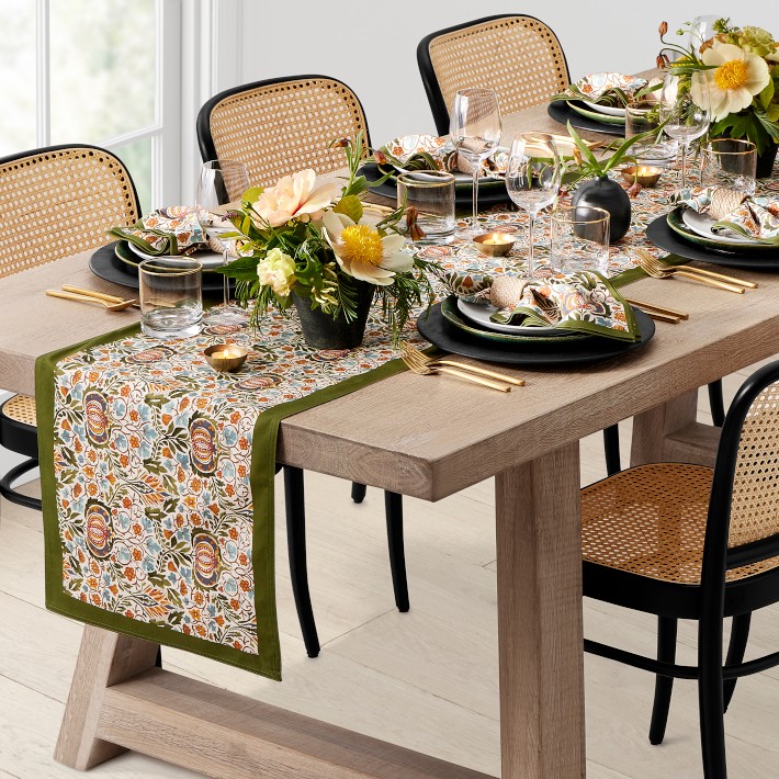 Morris & Co. x Williams Sonoma Table Runner, Little Chintz