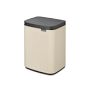 OPEN BOX: Brabantia Bo Trash Can, 4 Liter Soft Beige