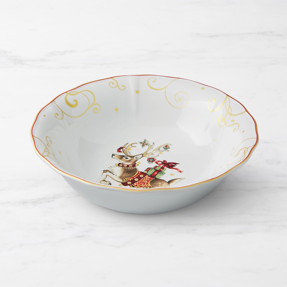 'Twas the Night Before Christmas Serving Bowl, Reindeer