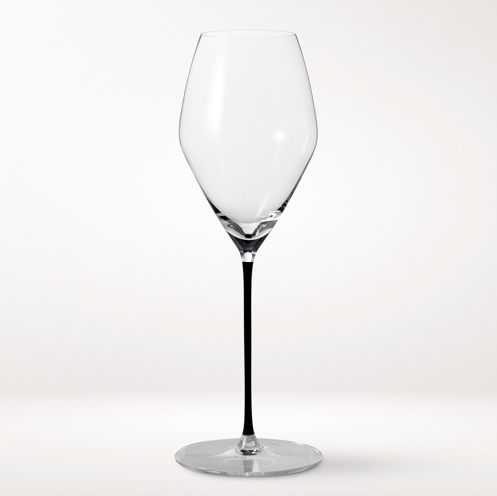 Riedel Veloce Black Stem Sauvignon Blanc Wine Glasses, Set of 4