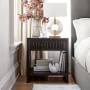 Faux Bone 1-Drawer Nightstand (24&quot;)