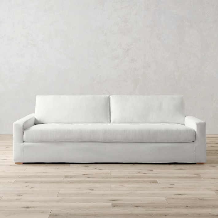 Ghent Square Arm Slipcovered Sofa (70&quot;-108&quot;)