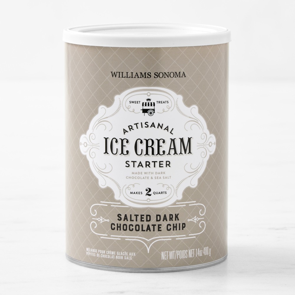 Williams Sonoma Salted Dark Chocolate Ice Cream Starter