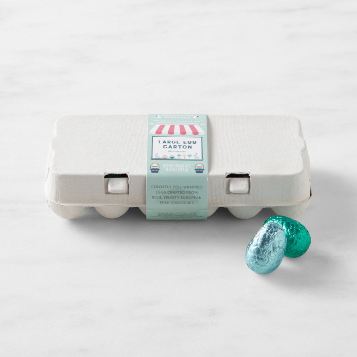 Williams Sonoma Egg Chocolates in Large Carton