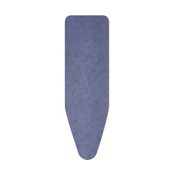 Ironing Board Cover A, 43 x 15 in (110 x 30 cm)  - Cover Cotton, 0.3 in (8 mm) Foam, Denim Blue