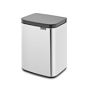 Bo Trash Can, 1.1 Gallon 4L, Brilliant Steel