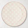 MacKenzie-Childs Rosy Check Enamel Serving Platter