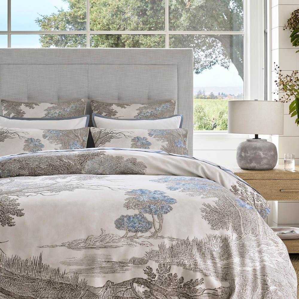 Grisaille Landscape Duvet &amp; Shams