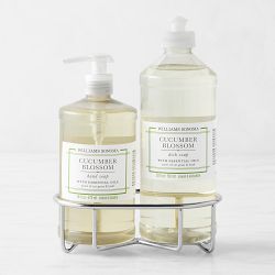 Williams Sonoma Essential Oils Cucumber Blossom  3 Piece Kitchen Set, Hand Soap Classic