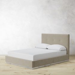 Brooklyn Box-Tufted Upholstered Storage Bed &amp; Headboard