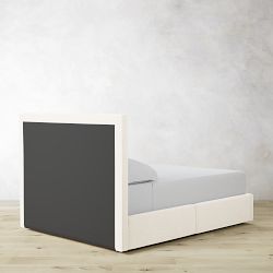 Irving Box-Tufted Upholstered Storage Bed &amp; Headboard