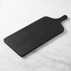 Black Wood Rectangular Cheese Board