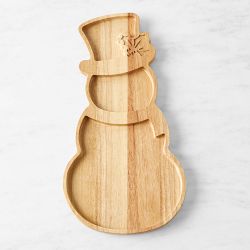 Snowman Cheese Board