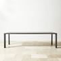 Larnaca Slate Grey Metal Dining Table &amp; Dining Chairs (94&quot;-108&quot;)