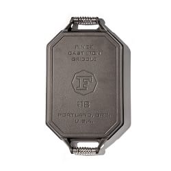 FINEX Seasoned Cast Iron Double Burner Griddle