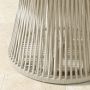 Pasadena Outdoor Fiberstone and Rope Oval Dining Table (72&quot;)