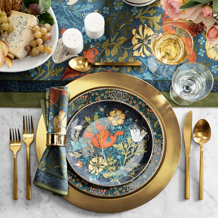 Morris &amp; Co. x Williams Sonoma Cotswold Mixed Salad Plates, Set of 4