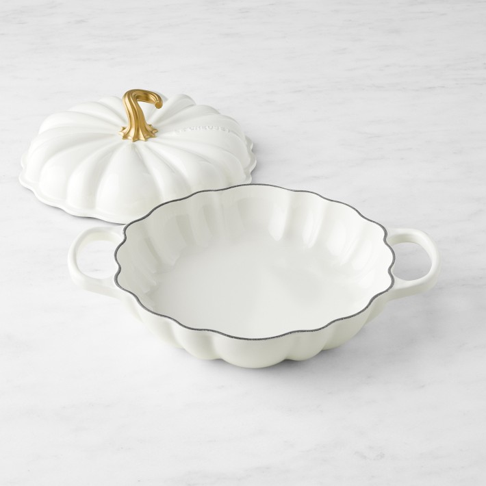 Le Creuset Enameled Cast Iron Pumpkin Braiser, 2 1/4-Qt