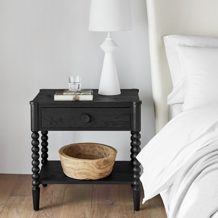 Spindle 1-Drawer Nightstand (28