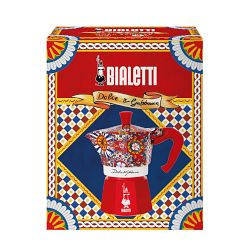 Bialetti Moka Dolce &amp; Gabbana Stovetop Espresso Maker, Carretto