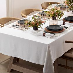Williams Sonoma Pantry Tablecloth, 70" X 108", White