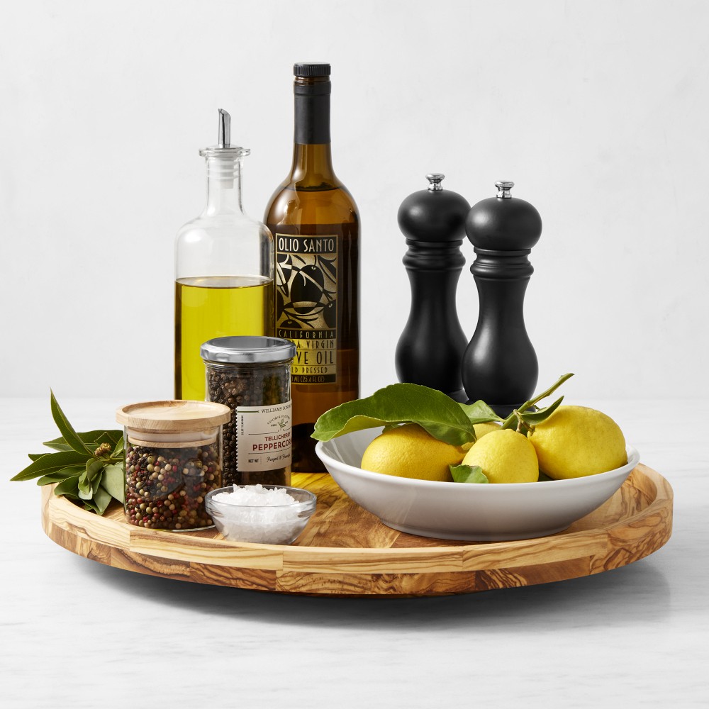 Olivewood Lazy Susan, 18"