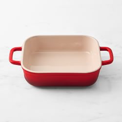 Le Creuset San Francisco Stoneware Square Baking Dish, 9", Red