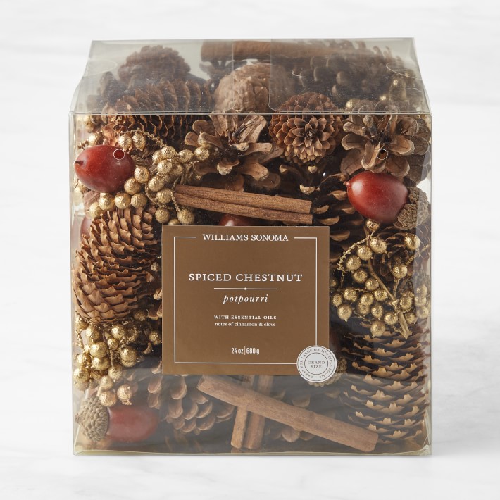 Williams Sonoma Spiced Chestnut Extra Large Potpourri