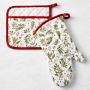 Noel Floral Oven Mitt & Potholder Set