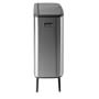 Brabantia Bo Touch Top Hi Single Compartment Trash Can, 16-Gallon