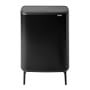 Brabantia Bo Touch Top Hi Trash Can, 16 Gallon,  Matte Black