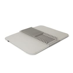 Umbra Udry Dish Drying Mat, Light Grey